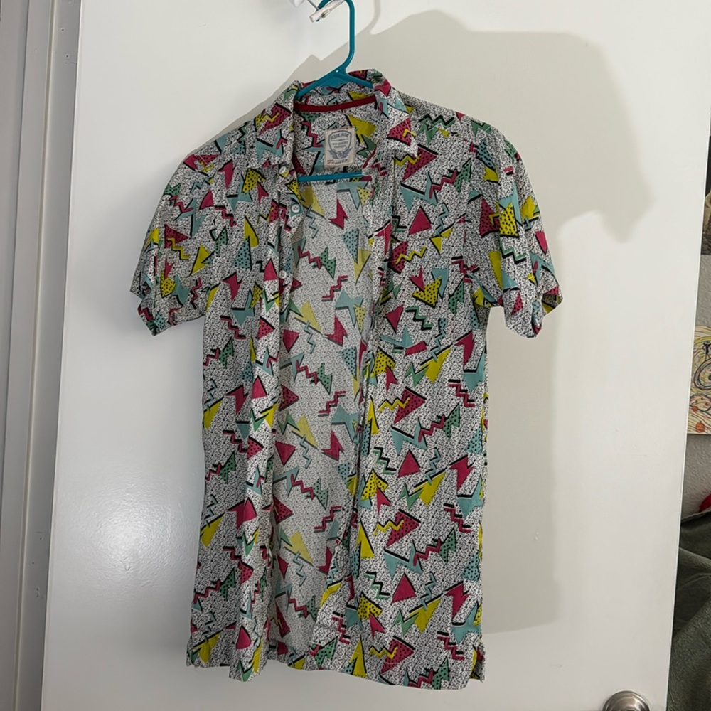 Vintage 1999 Black Jack button down top